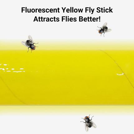 Sticky Fly Trap Stick Insect Catcher Strip Paper Roll for Indoor Outdoor Use