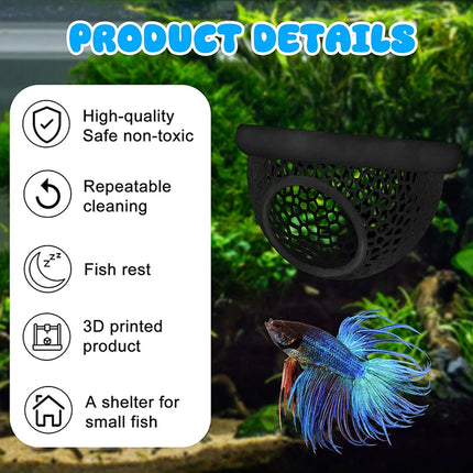 Floating Fish Rest Area Non Toxic Safe for Aquarium Tropical Fish Goldfish