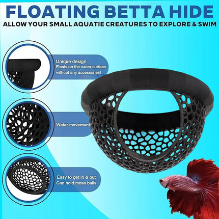 Floating Fish Rest Area Non Toxic Safe for Aquarium Tropical Fish Goldfish