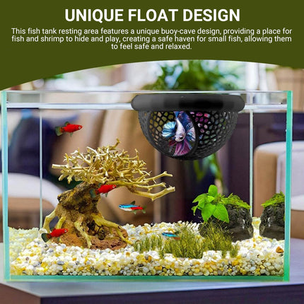 Floating Fish Rest Area Non Toxic Safe for Aquarium Tropical Fish Goldfish