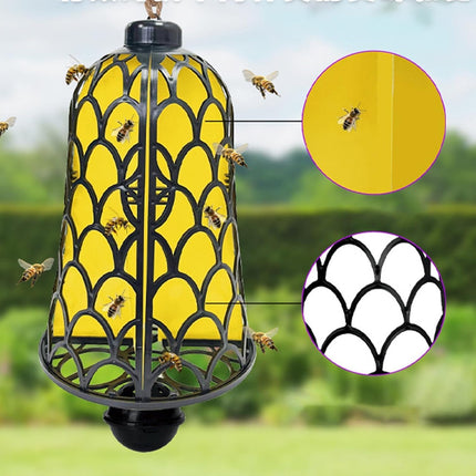 Reusable Outdoor Bell-Shaped Fruit Fly Trap Pest Control Tool Easy-Clean Use