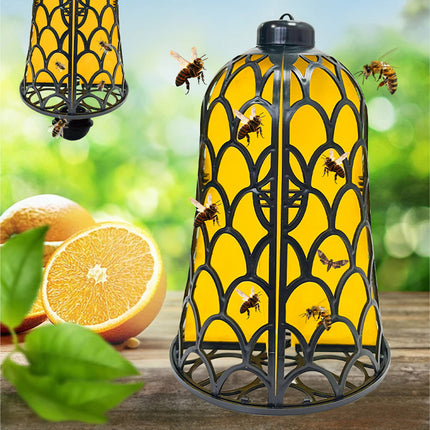 Reusable Outdoor Bell-Shaped Fruit Fly Trap Pest Control Tool Easy-Clean Use