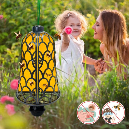 Reusable Outdoor Bell-Shaped Fruit Fly Trap Pest Control Tool Easy-Clean Use