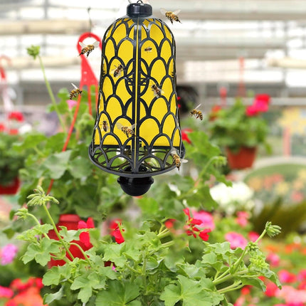 Reusable Outdoor Bell-Shaped Fruit Fly Trap Pest Control Tool Easy-Clean Use