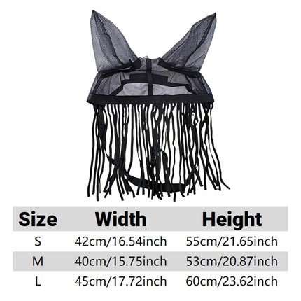 Fly-Proof Tassel Horse Earmuffs Breathable Comfortable For Horse Protection