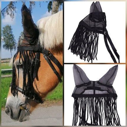 Fly-Proof Tassel Horse Earmuffs Breathable Comfortable For Horse Protection