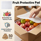 Fruit Protective Foam Mesh Pads 30 by 42 cm 50 Pack