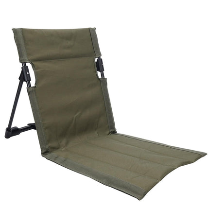 Outdoor Folding Beach Garden Lounge Chair Portable Lawn Chair with Floor Mat