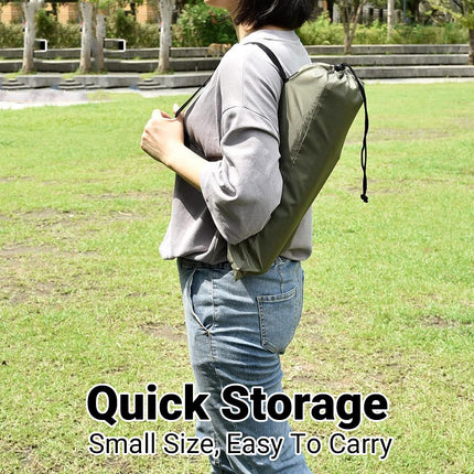 Outdoor Folding Beach Garden Lounge Chair Portable Lawn Chair with Floor Mat