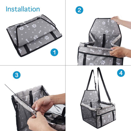 Foldable Pet Backpack Large Breathable Carrier for Cat Dog Travel Outdoor Use