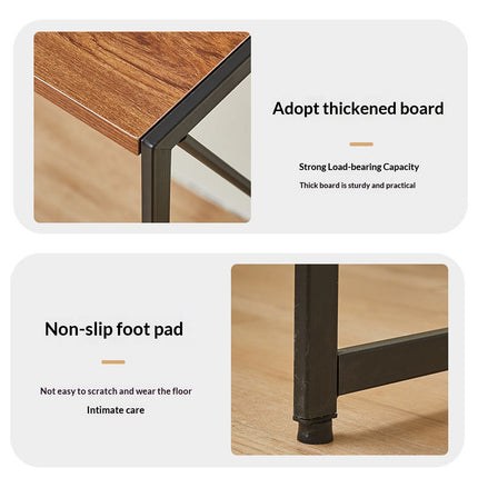 Foldable Computer Desk Portable Stable Space Saving with Non-Slip Foot Pad