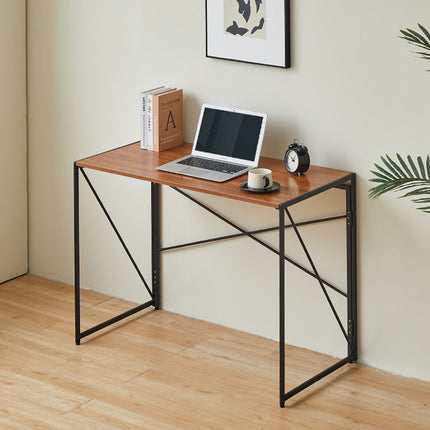 Foldable Computer Desk Portable Stable Space Saving with Non-Slip Foot Pad