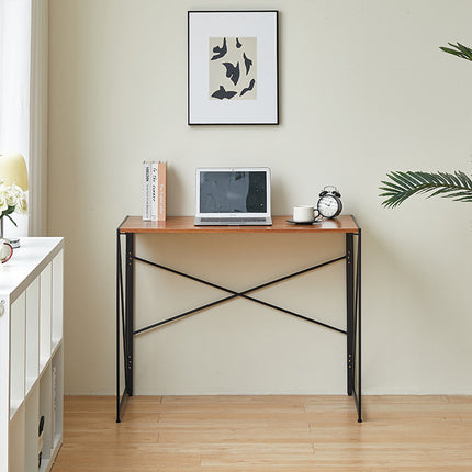 Foldable Computer Desk Portable Stable Space Saving with Non-Slip Foot Pad