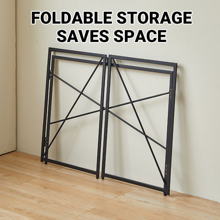Foldable Computer Desk Portable Stable Space Saving with Non-Slip Foot Pad