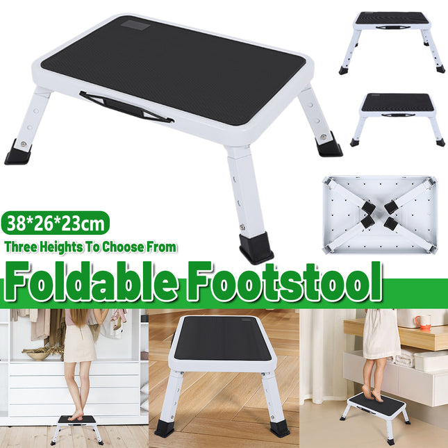 Foldable Footstool Small Ladder Stool Portable Step Stool for Home Kitchen Use