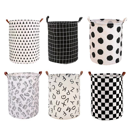 Foldable Laundry Basket Dirty Clothes Hamper Toy Storage Organizer Storage Bin