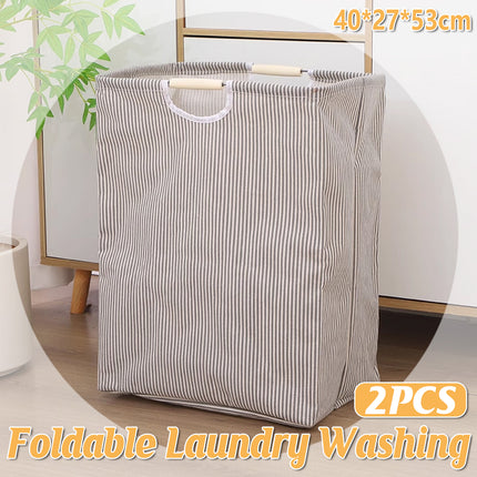 Storage Box Set 2PCS Large Capacity Clothing Storage Basket Bag for Household