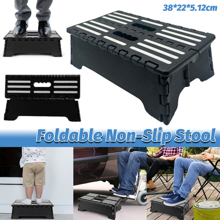 Portable Anti Slip Folding Step Stool Half Step Ladder for Elderly Seniors Use