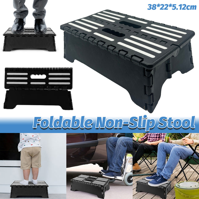 Portable Anti Slip Folding Step Stool Half Step Ladder for Elderly Seniors Use