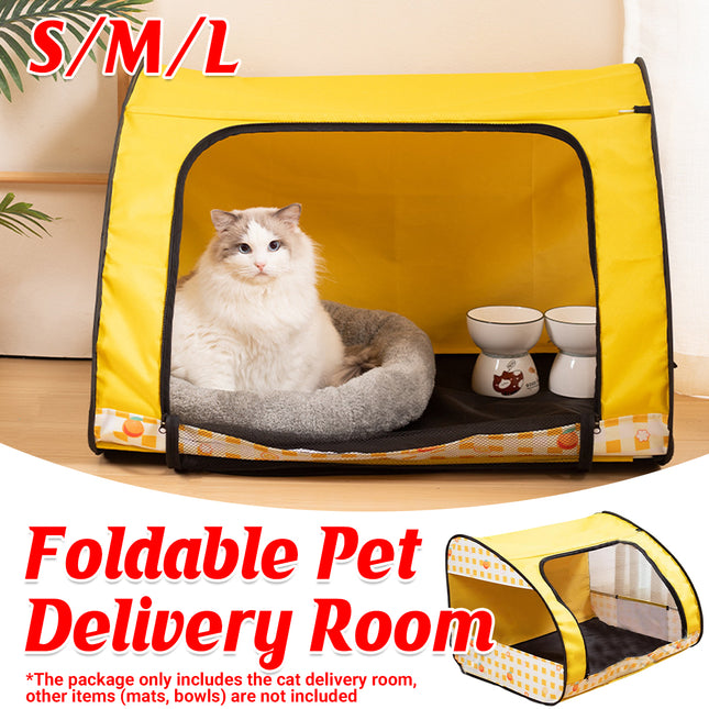 Foldable Pet Tent Large Cat Nest Indoor Cage Enclosure Kitten Delivery Space