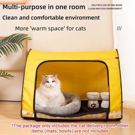 Foldable Pet Tent Large Cat Nest Indoor Cage Enclosure Kitten Delivery Space
