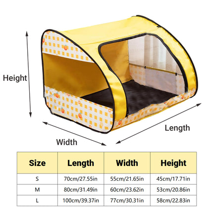 Foldable Pet Tent Large Cat Nest Indoor Cage Enclosure Kitten Delivery Space