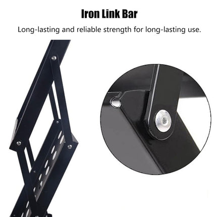 A4 Foldable Magazine File Rack Hollow-out Design Durable for Home Office School
