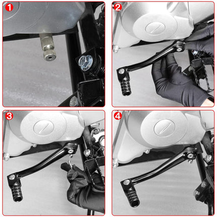 Foldable Gear Shift Lever Replacement for 50-250cc Pit Dirt Bike Off Road Motorcycle