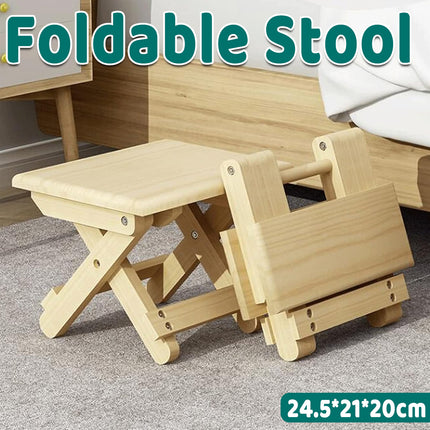 Portable Multi Purpose Foldable Low Stool Durable Space Saving For Home Outdoor
