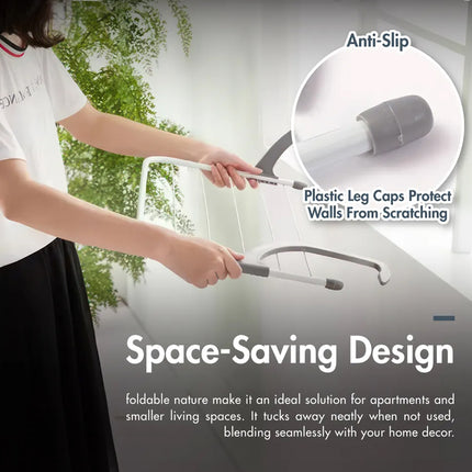 Foldable Hanging Drying Rack 2PCS Balcony Window Railing Laundry 55 x 32cm