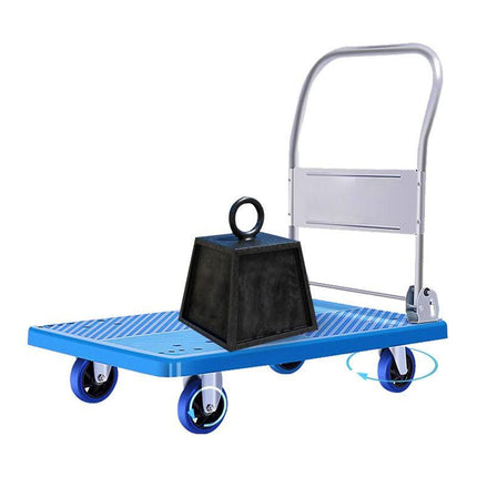 Traderight Foldable Platform Trolley Hand Truck Folding Cart Industrial 150Kg Au - Aimall