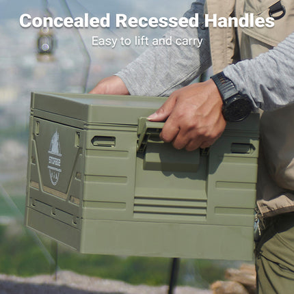 Outdoor Camping Folding Storage Box Portable Durable Organizer for Picnic Hiking