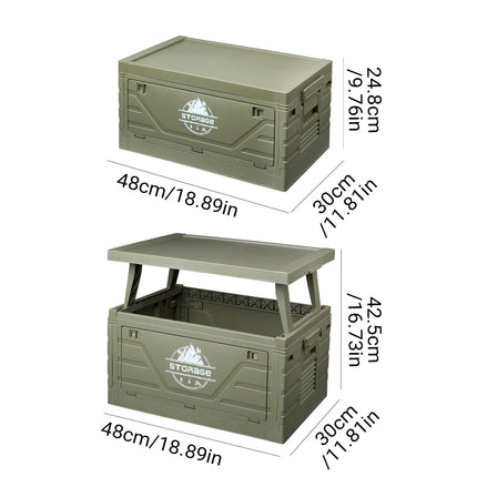 Outdoor Camping Folding Storage Box Portable Durable Organizer for Picnic Hiking