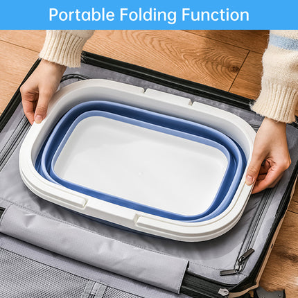 Outdoor Portable Foldable Handbasket Collapsible Picnic Basket Durable Sturdy