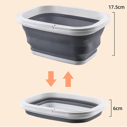 Outdoor Portable Foldable Handbasket Collapsible Picnic Basket Durable Sturdy