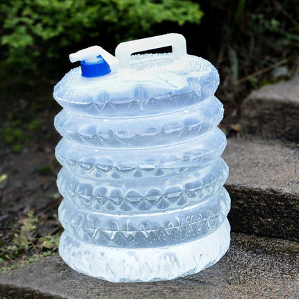 3pcs Collapsible Water Container With Spigot Folding Storage Carrier Camping