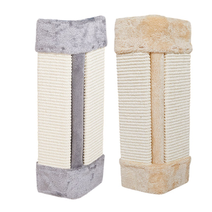 Folding Cat Scratch Board Corner Scratcher Pad Pet Scratching Toy For Indoor Cat