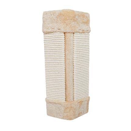 Folding Cat Scratch Board Corner Scratcher Pad Pet Scratching Toy For Indoor Cat