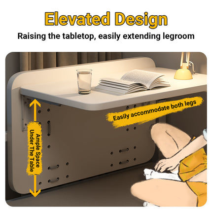 Foldable Table On Bed K-Shaped Stable Easy to Use for Laptop Eating Reading Use