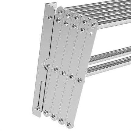 Foldable Wall Mounted Clothes Towel Hanger Space Saving Durable Sturdy Daily Use