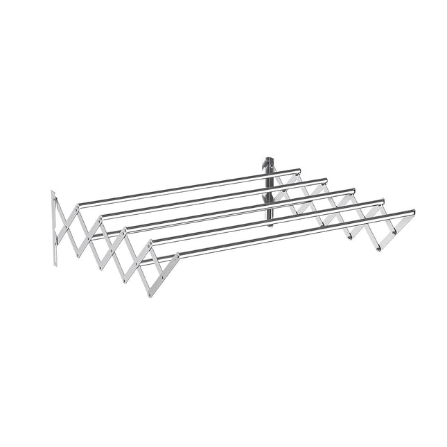 Foldable Wall Mounted Clothes Towel Hanger Space Saving Durable Sturdy Daily Use