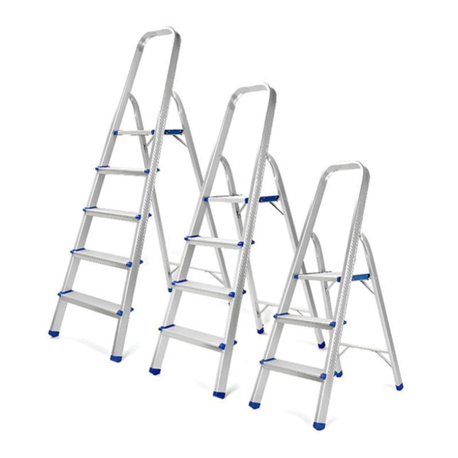 3/4/5 Step Multi-Purpose Folding Ladder Aluminium Light Weight Non Slip Platform