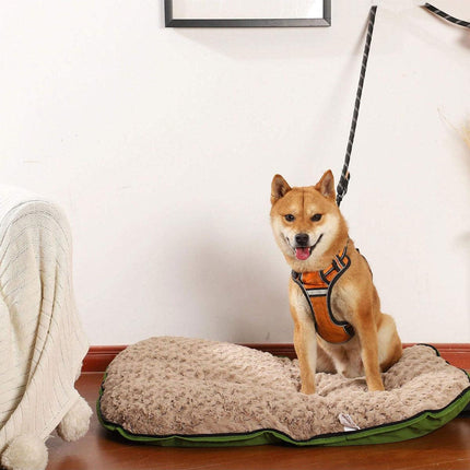 Portable Folding Pet Kennel Zippered Outdoor Dog Bed Travel Mat Waterproof