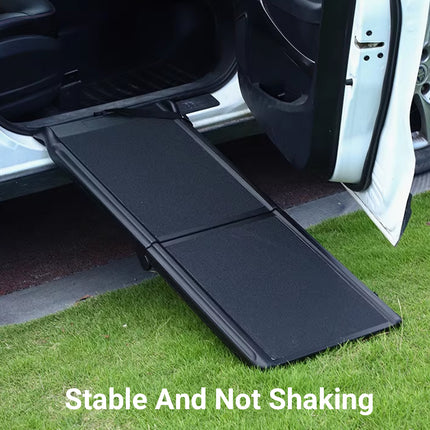 Pet Folding Stair Ladder Step Black Portable Dog Ramp Car Travel Stairs Steps