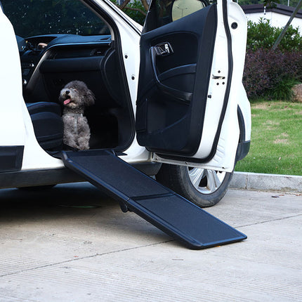 Pet Folding Stair Ladder Step Black Portable Dog Ramp Car Travel Stairs Steps