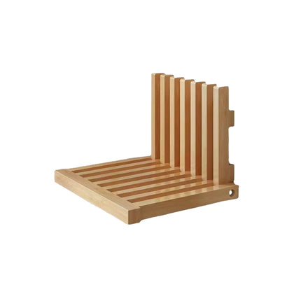 Wall Mounted Folding Shoe Changing Stool Solid Wood Sturdy Space Saving Home Use