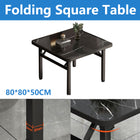 Folding Square Table Space Saving Durable for Home Office Kitchen Balcony Use