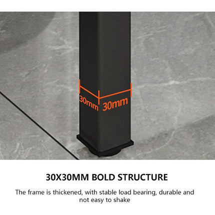 Folding Square Table Space Saving Durable for Home Office Kitchen Balcony Use