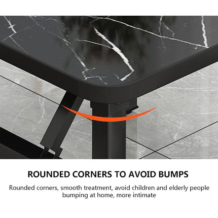 Folding Square Table Space Saving Durable for Home Office Kitchen Balcony Use