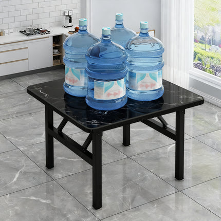 Folding Square Table Space Saving Durable for Home Office Kitchen Balcony Use